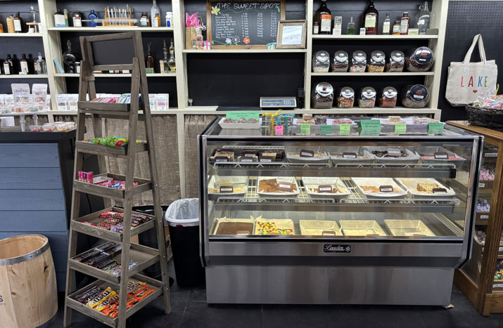 Fudge, candy and ice cream at Baker Drug Store