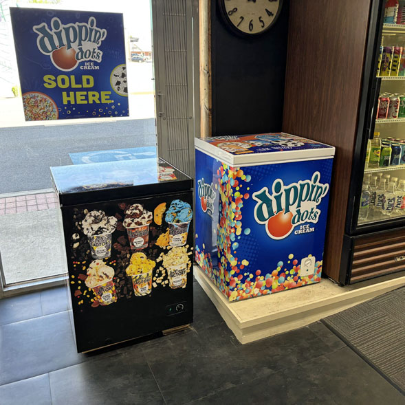 local pharmacy Dippin' Dots Ice Cream